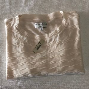 Madewell wave T-shirt (long crop)